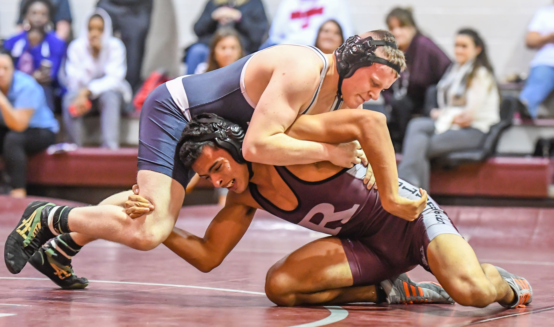 Wednesday night high school wrestling action
